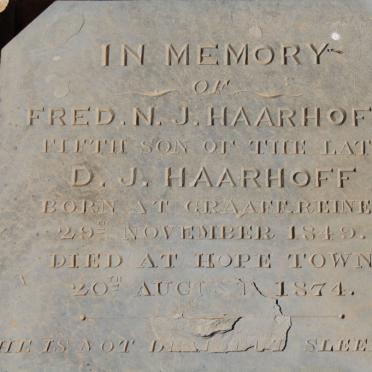 HAARHOFF F.N.J. 1849-1874