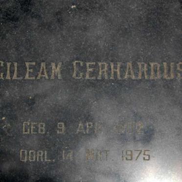 HEERDEN Gileam Gerhardus, van 1902-1975