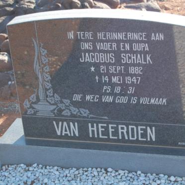 HEERDEN Jacobus Schalk, van 1882-1947