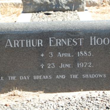 HOOPER Arthur Ernest 1885-1972