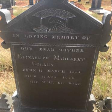 COLLEN Elizabeth Margaret 1854-1946