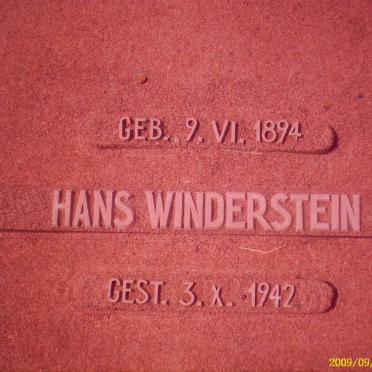 WINDERSTEIN Hans 1894-1942