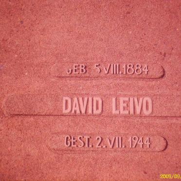 LEIVO David 1884-1944