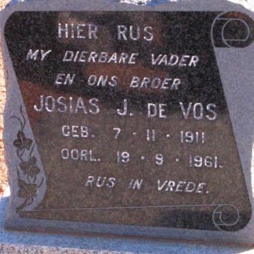 VOS Josias J., de 1911-1961