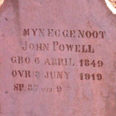 POWELL John 1849-1919