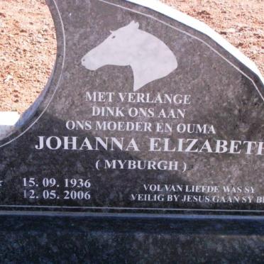 THIRION Pieter Willem 1935-2002 &amp; Johanna Elizabeth MYBURGH 1936-2006