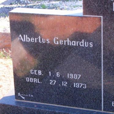 RENSBURG Albertus Gerhardus, Janse van 1907-1973 &amp; Johanna Aletta THIRION 1910-1985