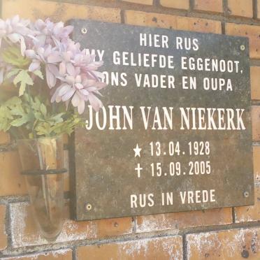 NIEKERK John, van 1928-2005