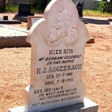 AGGENBACH H.J. 1911-1951