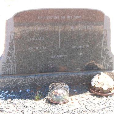 BERGH W.J.A. -1958 &amp; H. J.E. VISSER -1957