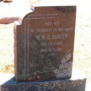 BURGER M.N.C. 1893-1961