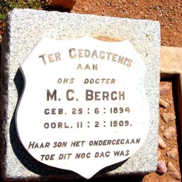 BERGH M.C. 1894-1909