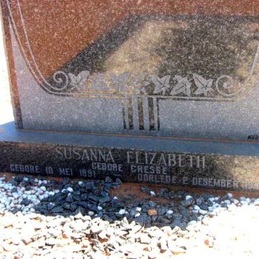 BLAAUW Susanna Elizabeth nee CRESSE 1891-1946