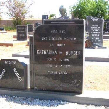 BURGER Catharina M. 1893-1974