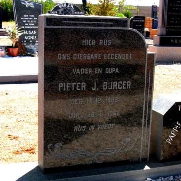 BURGER Pieter J. 1885-1961 &amp; Catharina M. 1893-1974