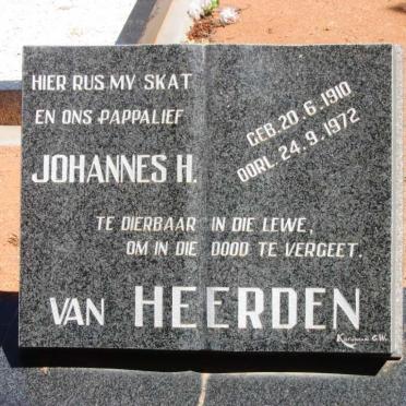HEERDEN Johannes H., van 1910-1972