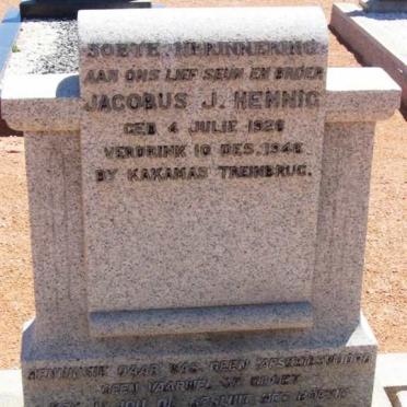 HENNIG Jacobus J. 1926-1946