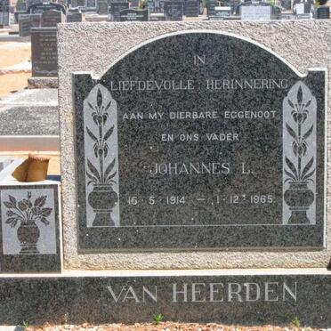 HEERDEN Johannes L., van 1914-1965