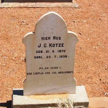 KOTZE J.C. 1870-1938