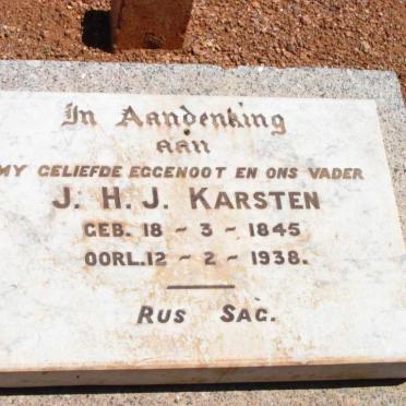 KARSTEN J.H.J. 1845-1938