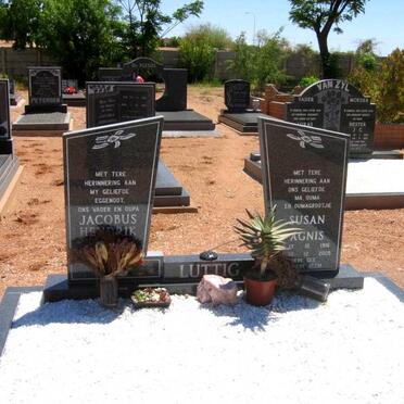 LUTTIG Jacobus Hendrik 1921-2000 &amp; Susan Agnis 1916-2005