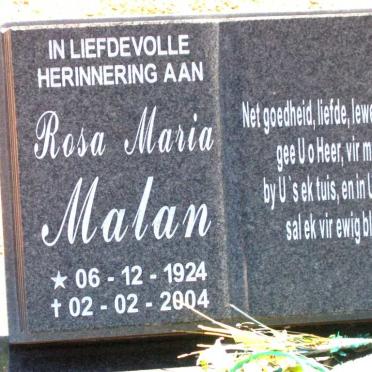 MALAN Rosa Maria 1924-2004