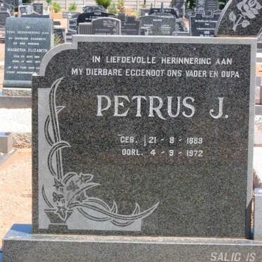 MULLER Petrus J. 1899-1972