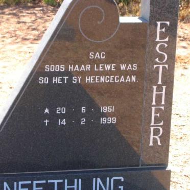 NEETHLING Esther 1951-1999
