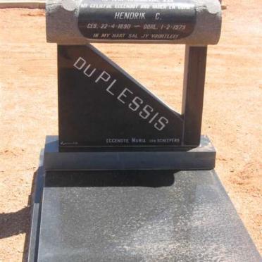 PLESSIS Hendrik C., du 1890-1979