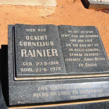 RAINIER Ockert Cornelius 1914-1972