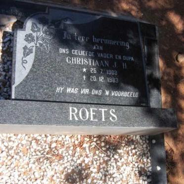 ROETS Christiaan J.H. 1903-1983