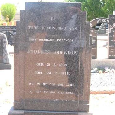 VOLLGRAAFF Johannes Lodewikus 1899-1966