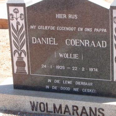 WOLMARANS Daniel Coenraad 1925-1974