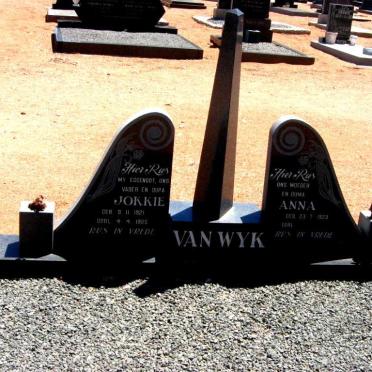 WYK Jokkie, van 1921-1985 &amp; Anna 1923-