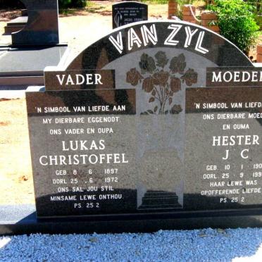 ZYL Lukas Christoffel, van 1897-1972 &amp; Hester J.C. 1903-1993