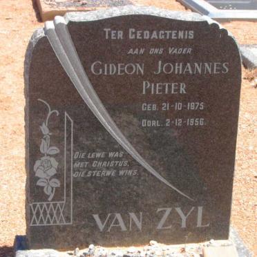 ZYL Gideon Johannes Pieter, van 1875-1956