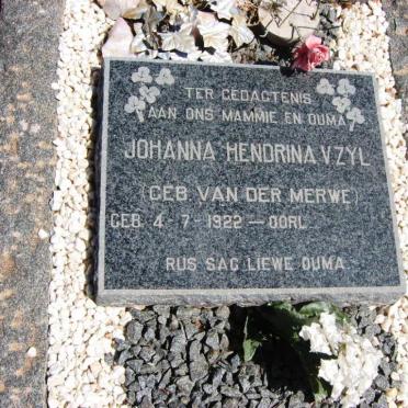 ZYL, van :: VAN DER MERWE