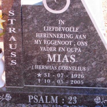 STRAUSS Hermias Cornelius 1926-2005