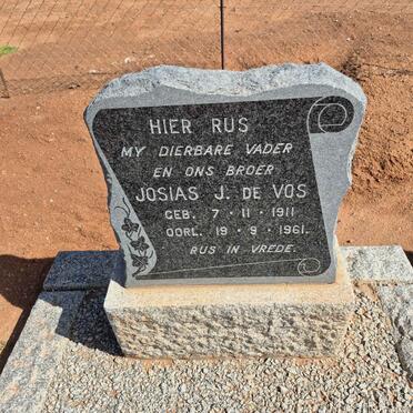 VOS Josias J., de 1911-1961