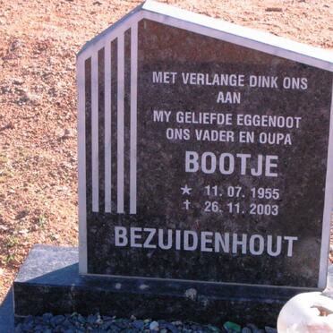 BEZUIDENHOUT Bootje 1955-2003