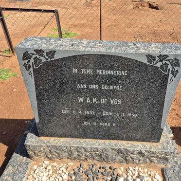 VOS W.A.K., de 1937-1956