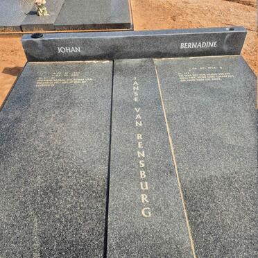 RENSBURG Johan, Janse van 1950-2012 & Bernadine 1956-_1