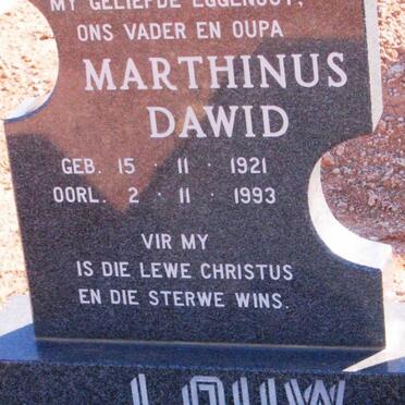 LOUW Marthinus Dawid 1921-1993