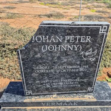 VERMAAK Johan Peter 1945-2023