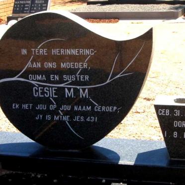 BASSON Gesie M.M. 1912-1995