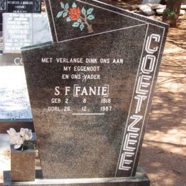 COETZEE S.F. 1918-1987
