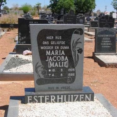 ESTERHUIZEN Maria Jacoba 1905-1986
