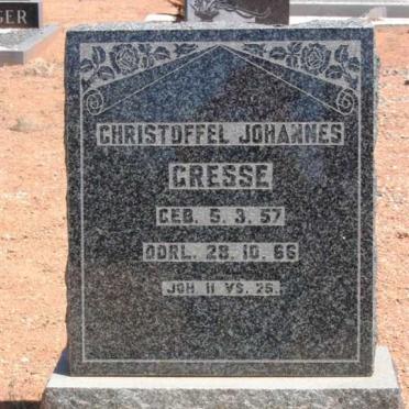 GRESSE Christoffel Johannes 1957-1966