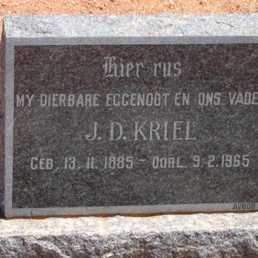 KRIEL J.D. 1885-1965