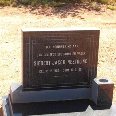 NEETHLING Siebert Jacob 1903-1981